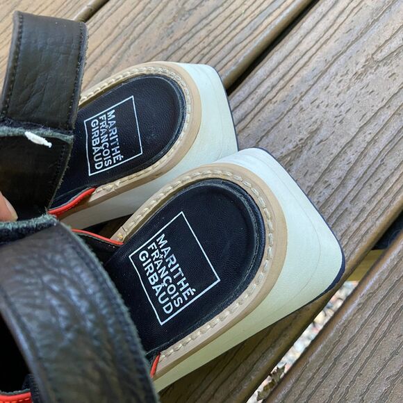 Marithe Francois Girbaud Sling Back Mule‎ Shoe Women's EU 39 Color Red - Picture 5 of 8